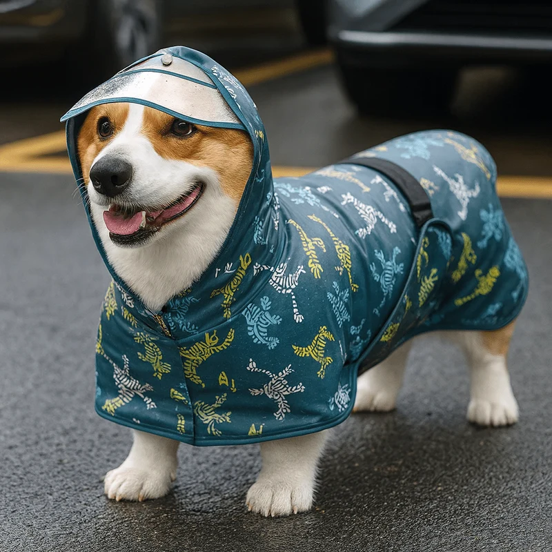 Imperméable avec capuche pour chien