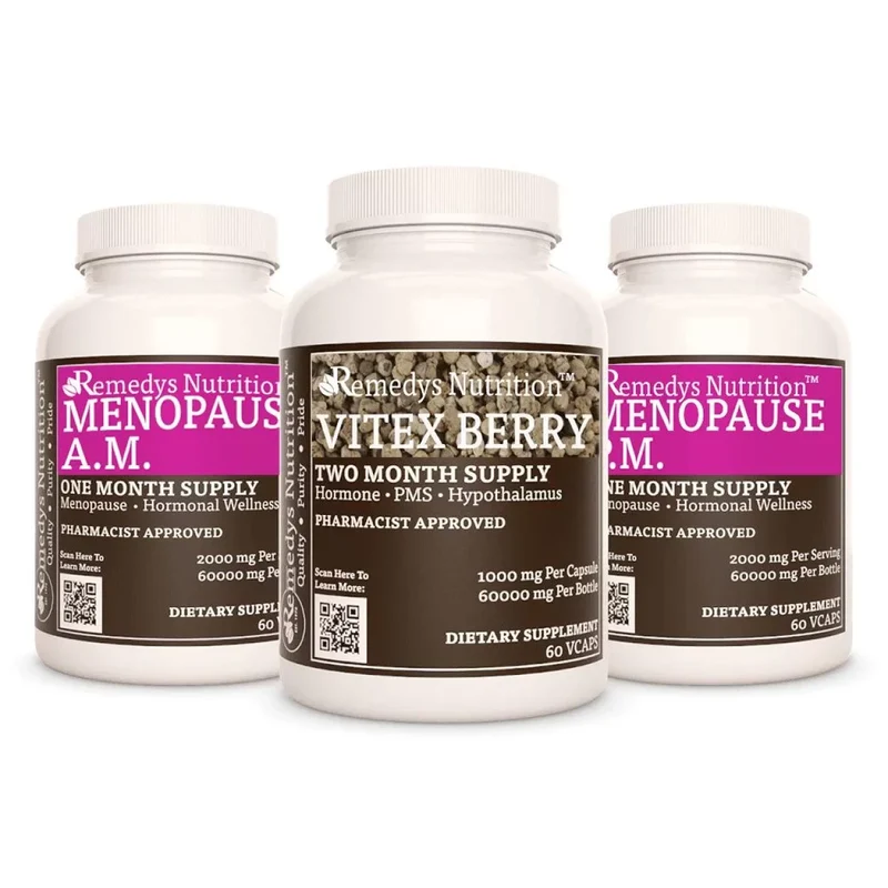 Pack d'énergie pour la ménopause et le sommeil™, trois flacons de capsules