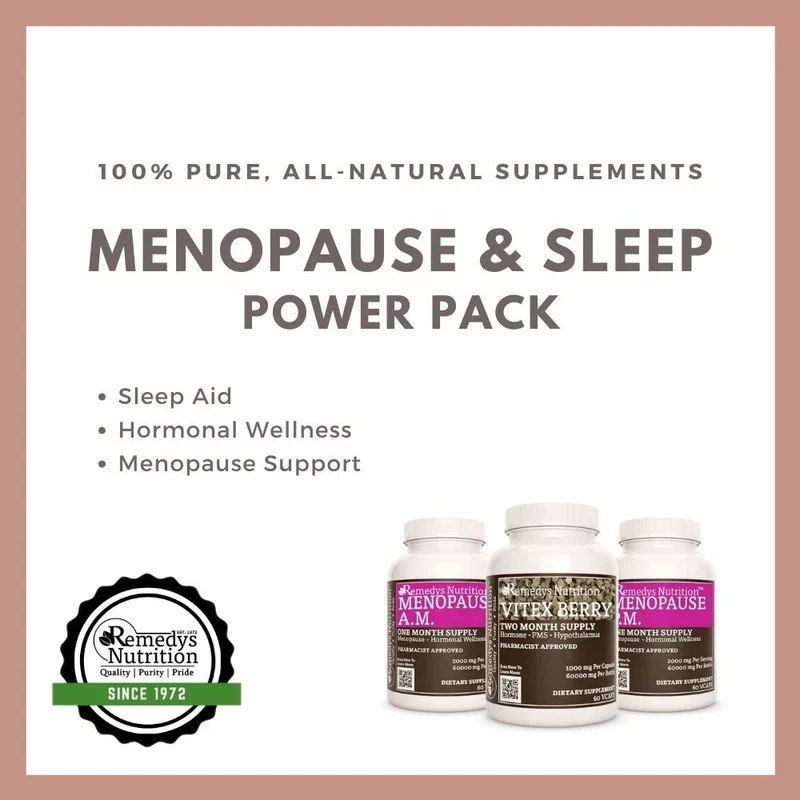 Pack d'énergie pour la ménopause et le sommeil™, trois flacons de capsules
