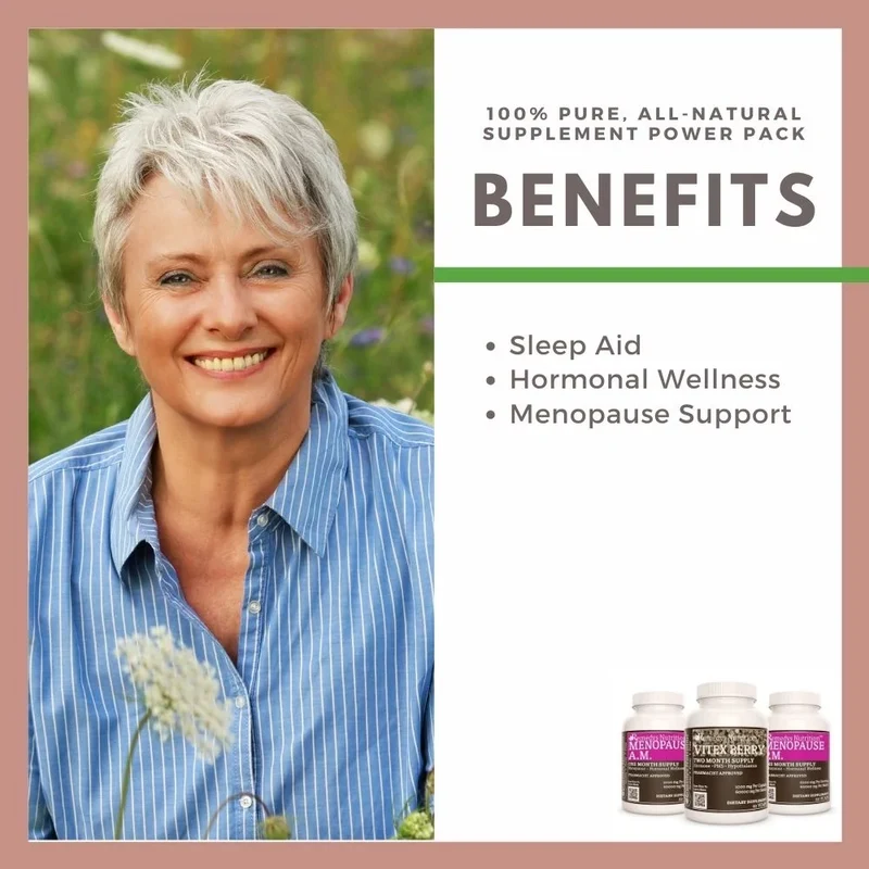Pack d'énergie pour la ménopause et le sommeil™, trois flacons de capsules