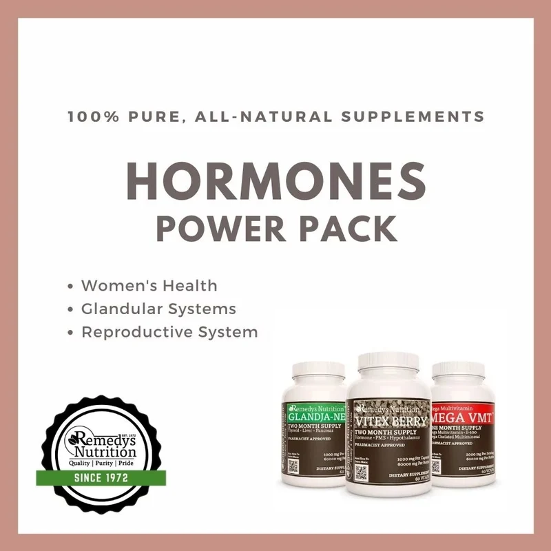 Pack d'énergie hormonale™, trois flacons de capsules