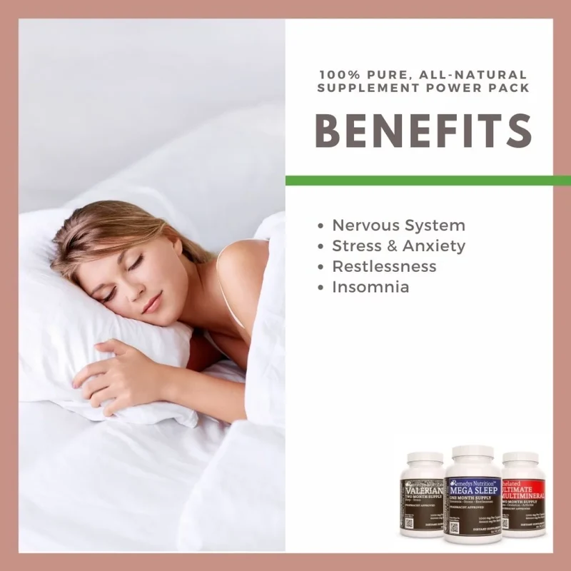 Pack d'énergie pour le sommeil™ Trois flacons de capsules
