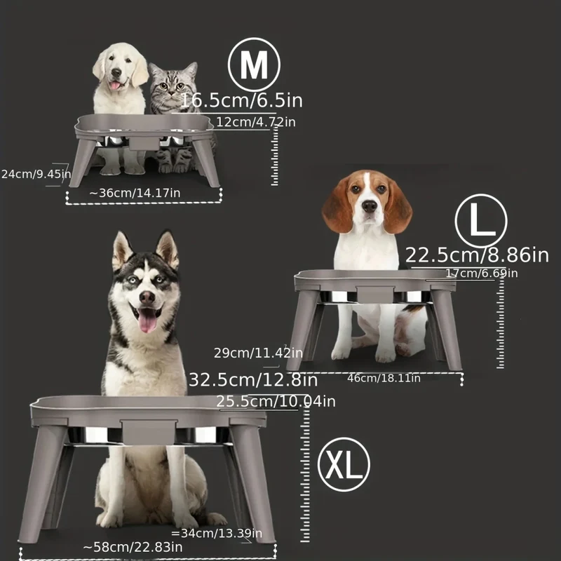 Gamelles surélevé pour chien