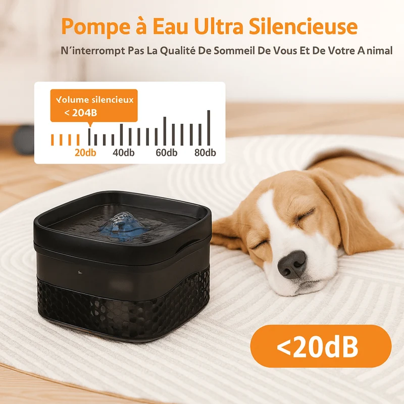 Fontaine à eau pour chien