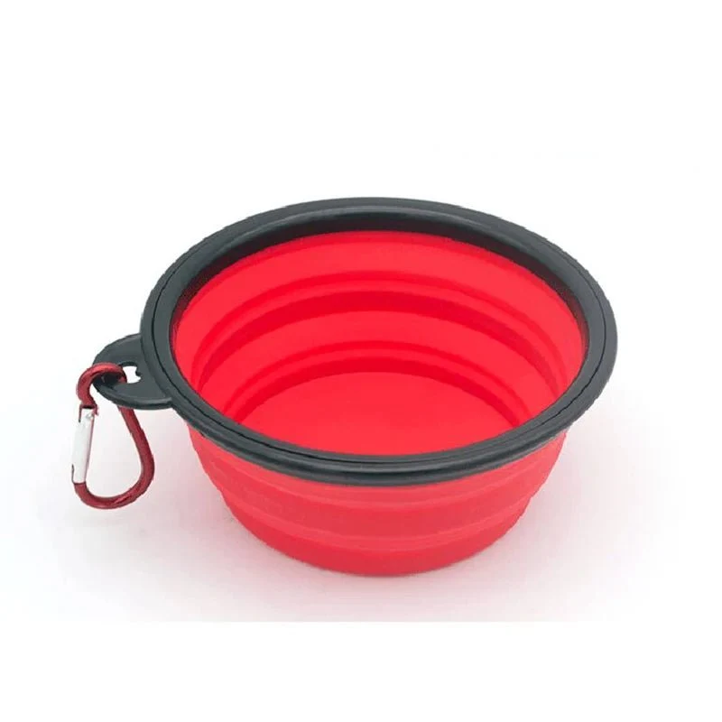 Gamelle pliante de transport pour chien