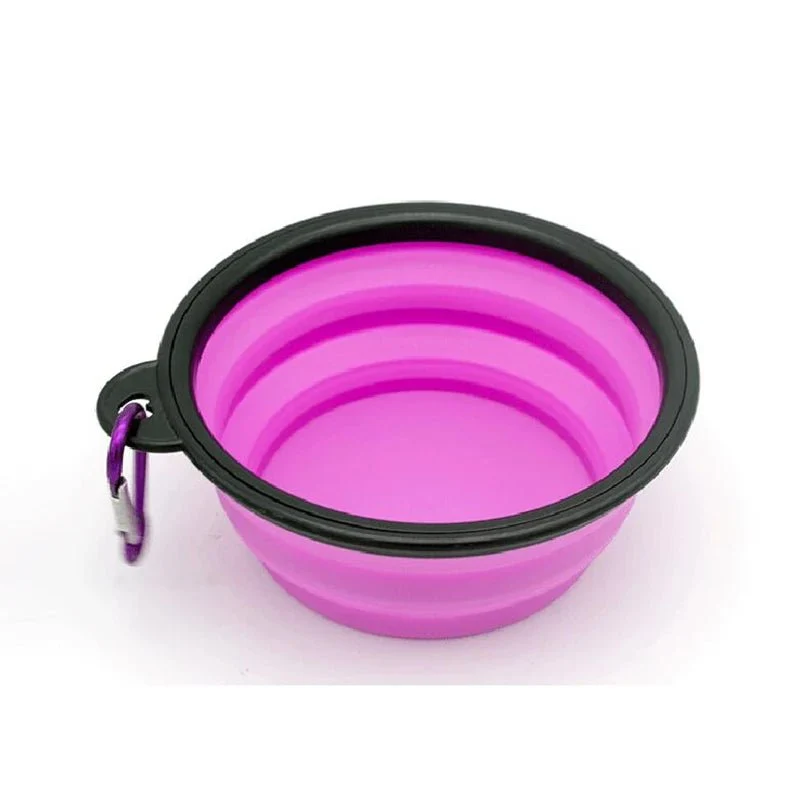 Gamelle pliante de transport pour chien