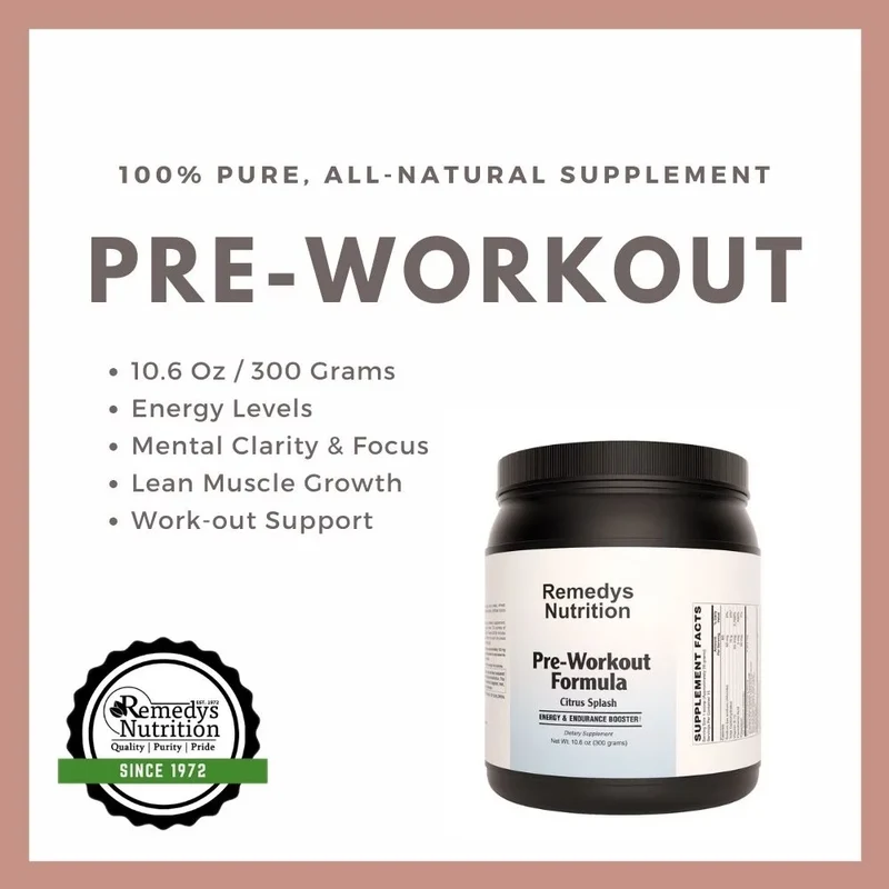 Formule pré-entraînement en poudre au goût d'agrumes 10.6 oz