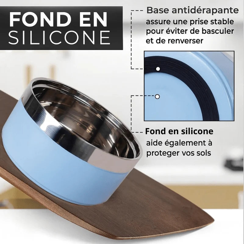 Grande gamelle anti-dérapante pour chien
