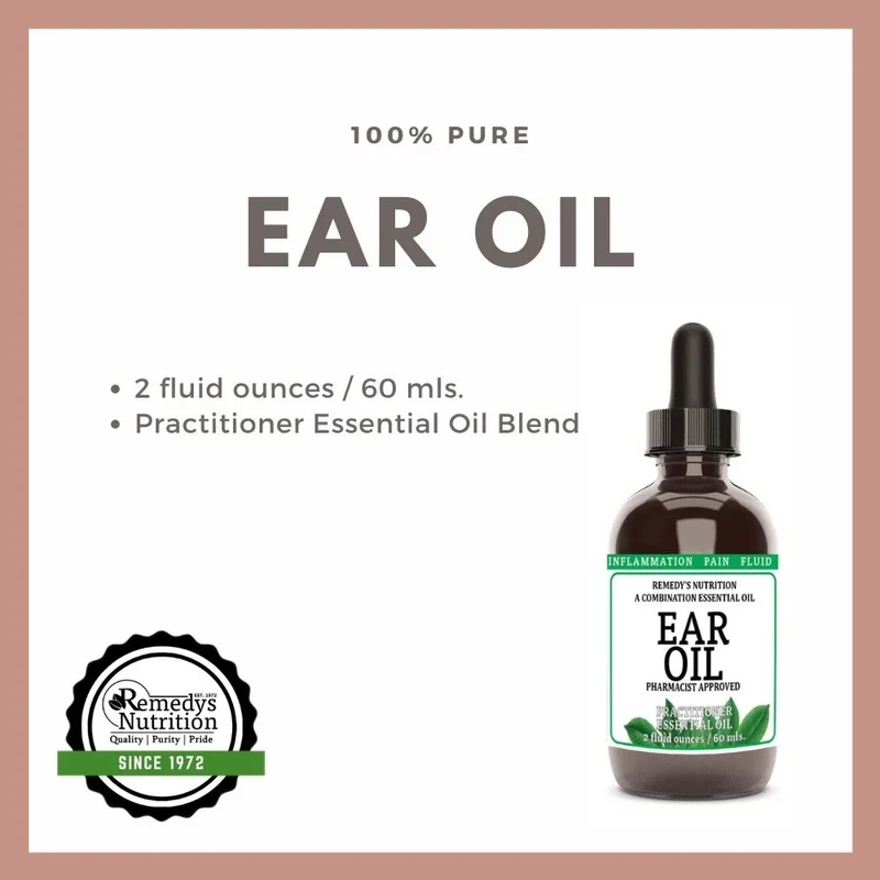 Huile essentielle pour les oreilles 2 fl oz