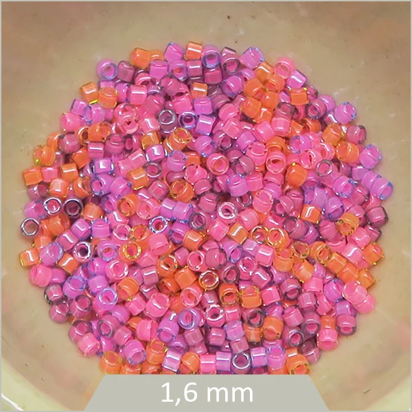 5 g de perles Miyuki Delica 11/0, DB2064 mix lumineux