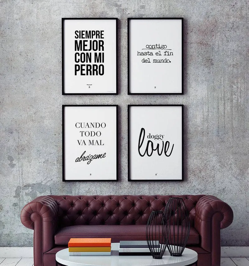Lámina decorativa Cuando todo va mal abrázame