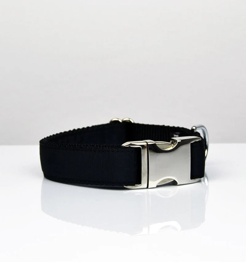 Collar para perro solid Black