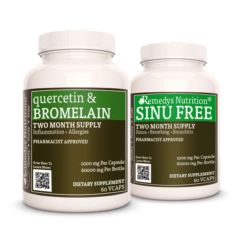 Sinus Power Pack™ Deux flacons de 1000 mg, 60 capsules