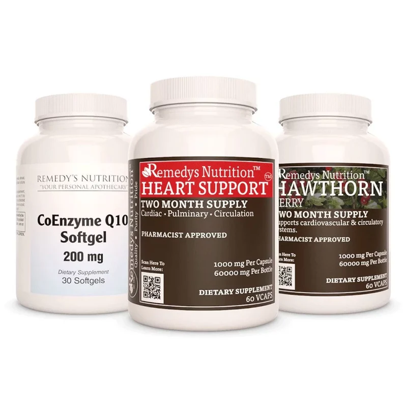 Heart Power Pack™ Trois flacons de capsules et de gélules
