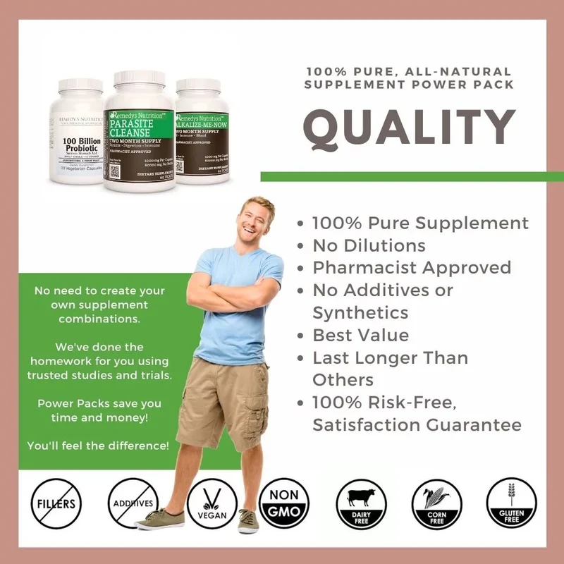 Parasite Power Pack™ Trois flacons de capsules de supplément