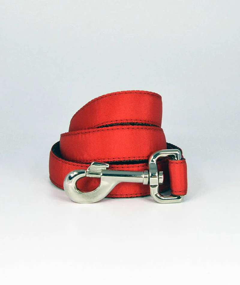 Collar para perro Solid Red
