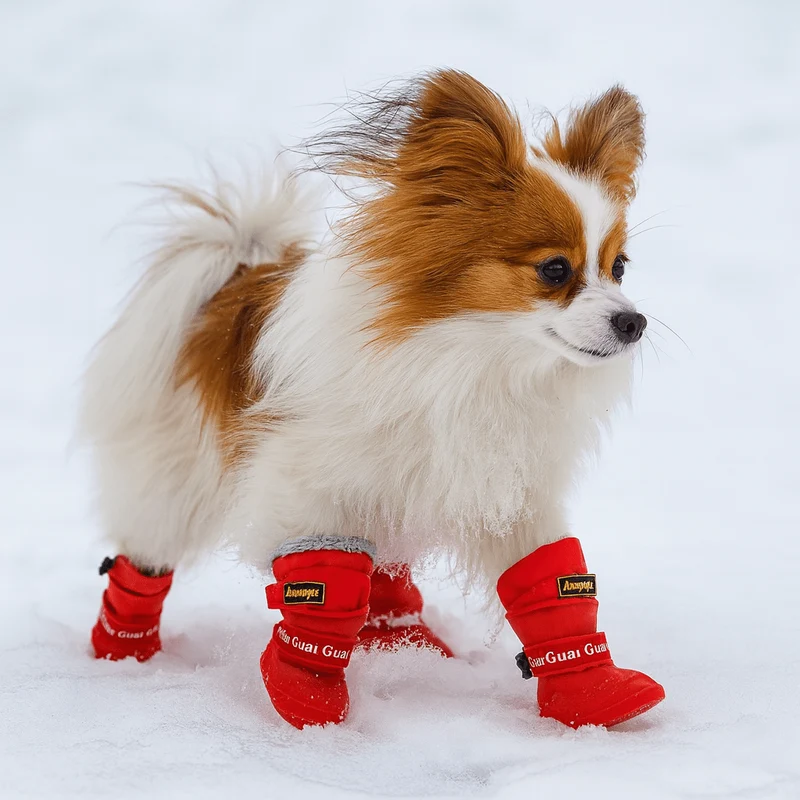 Bottes caoutchouc pour chien