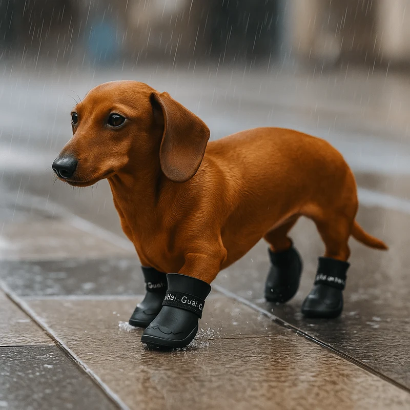 Bottes de pluie pour chien