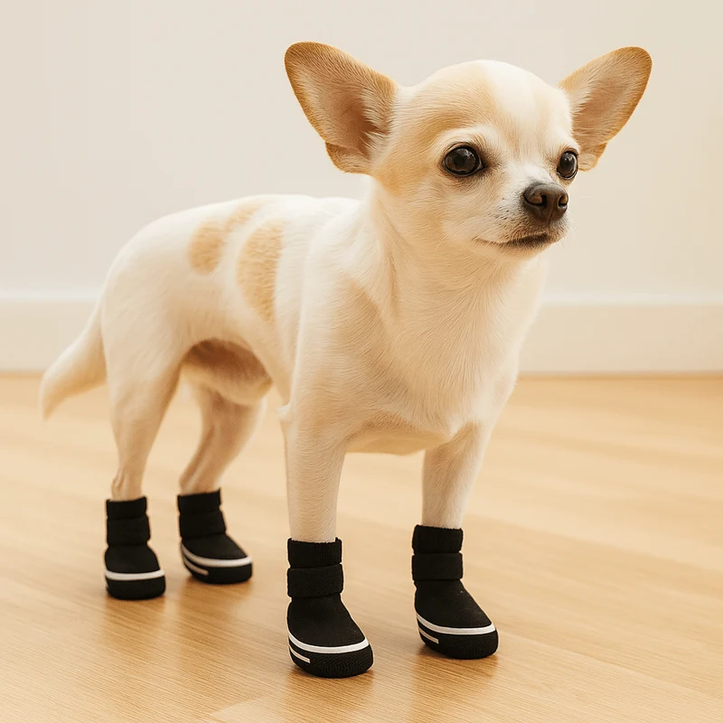 Bottes pour chien neige