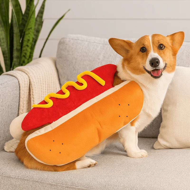 Déguisement Hot Dog pour chien