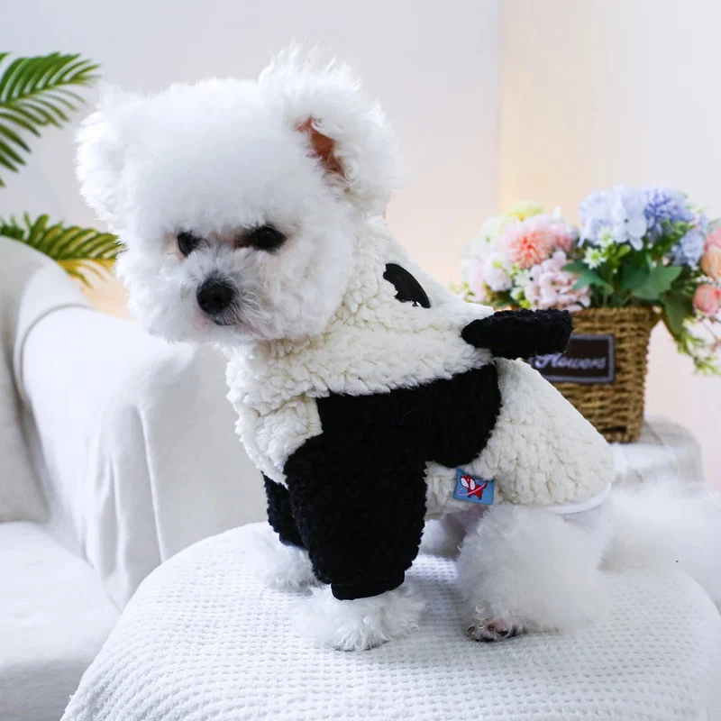 Déguisement panda pour petit chien