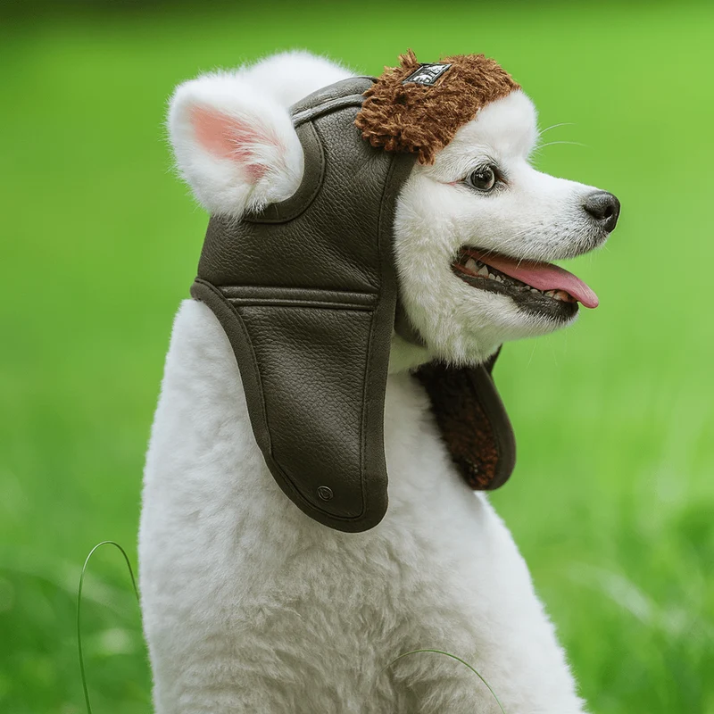 Bonnet en cachemire pour chien