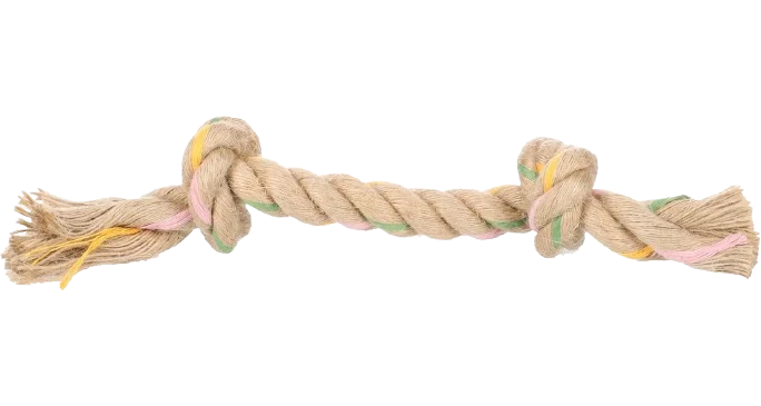 Jouet pour chiot - Corde en chanvre avec noeud - Luro