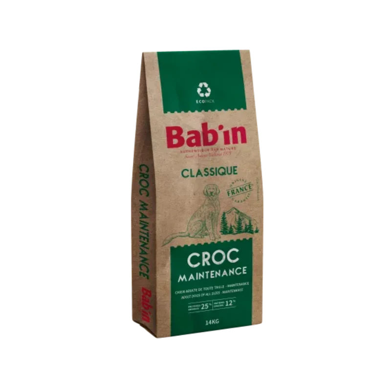 Croquettes pour chien - Adulte - Croc Maintenance - Bab'in Classique