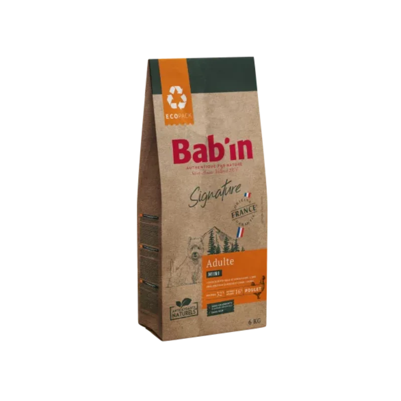 Croquettes pour chien - Adulte Mini - Poulet - Bab'in Signature