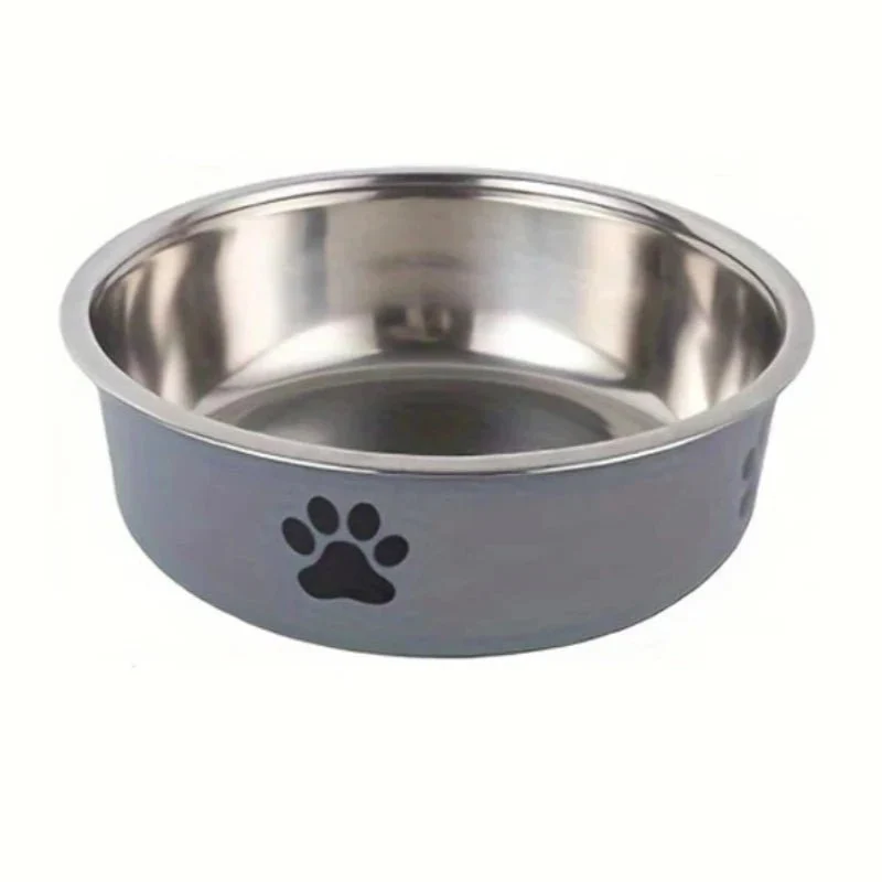 Gamelle chien en inox anti-dérapante