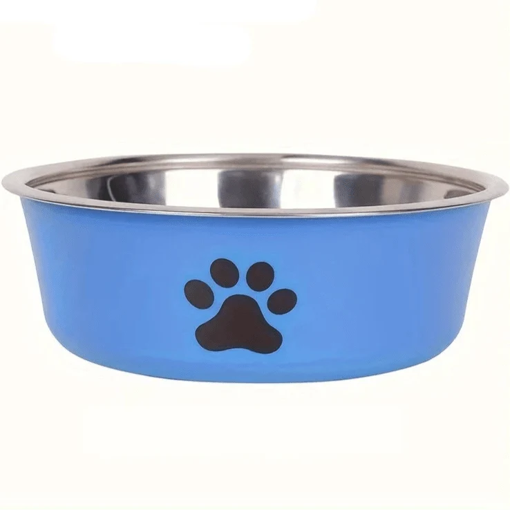 Gamelle chien en inox anti-dérapante