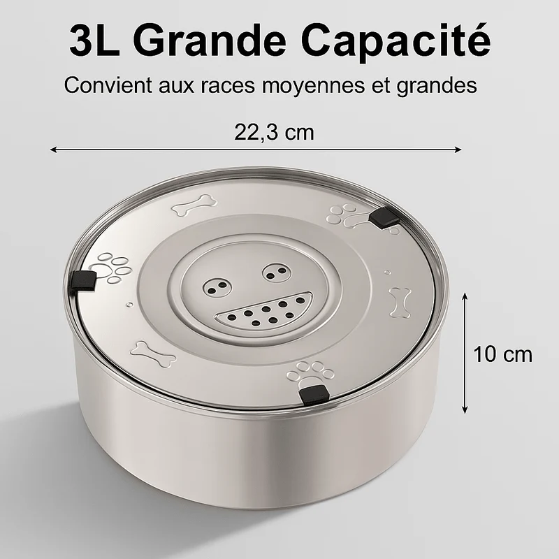 Gamelle chien à eau automatique