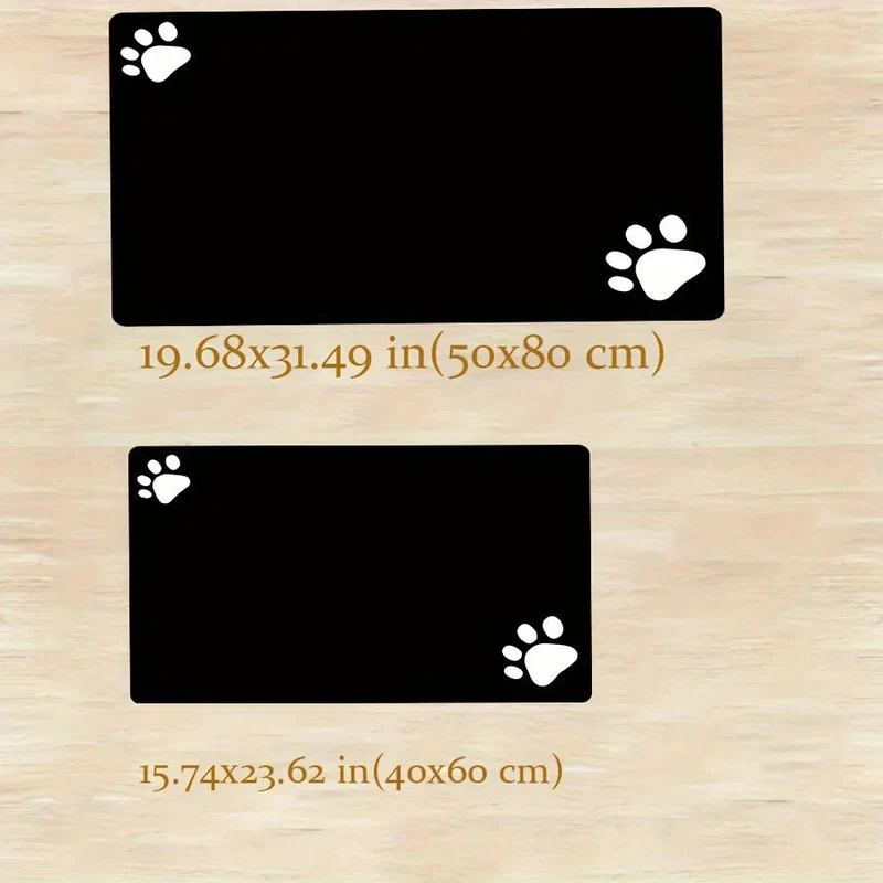 Tapis gamelle anti-dérapante pour chien