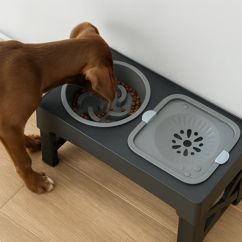 Gamelle pour chien réglable en hauteur