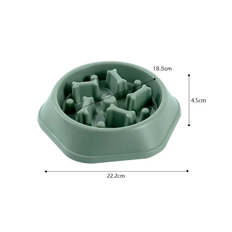 Gamelle anti-goinfre pour chien