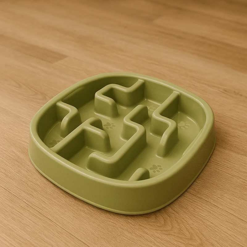 Gamelle anti-goinfre pour gros chien