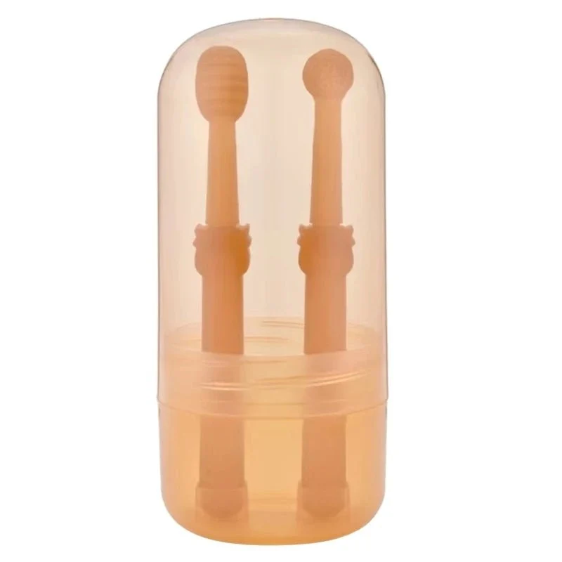 Brosse à dent en silicone avec protection pour chien