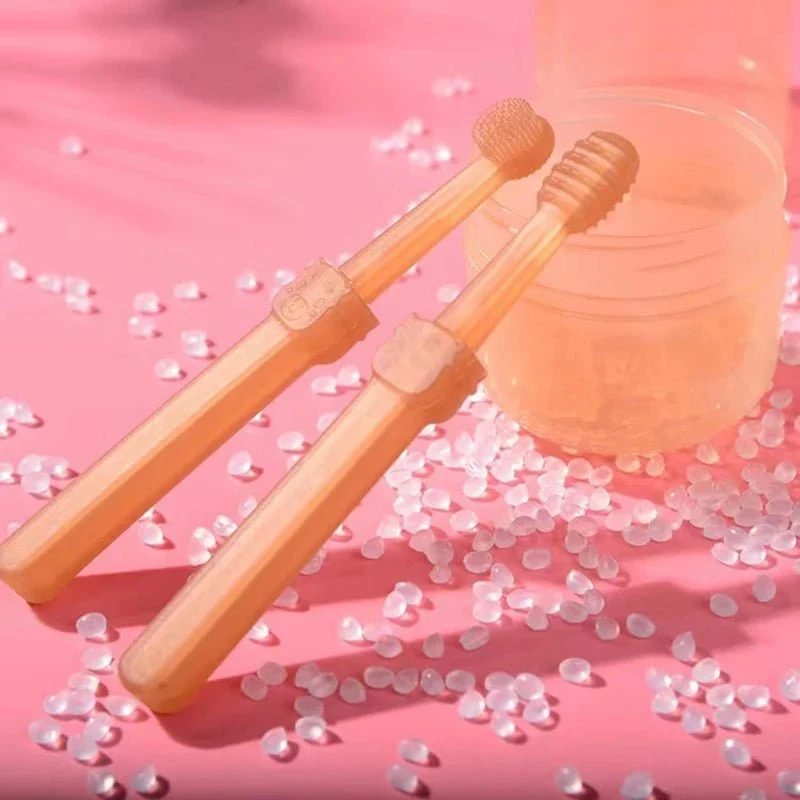 Brosse à dent en silicone avec protection pour chien