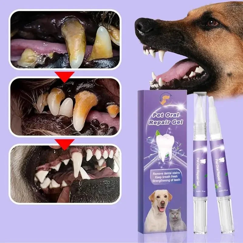 Brosse à dent anti-tartre chien