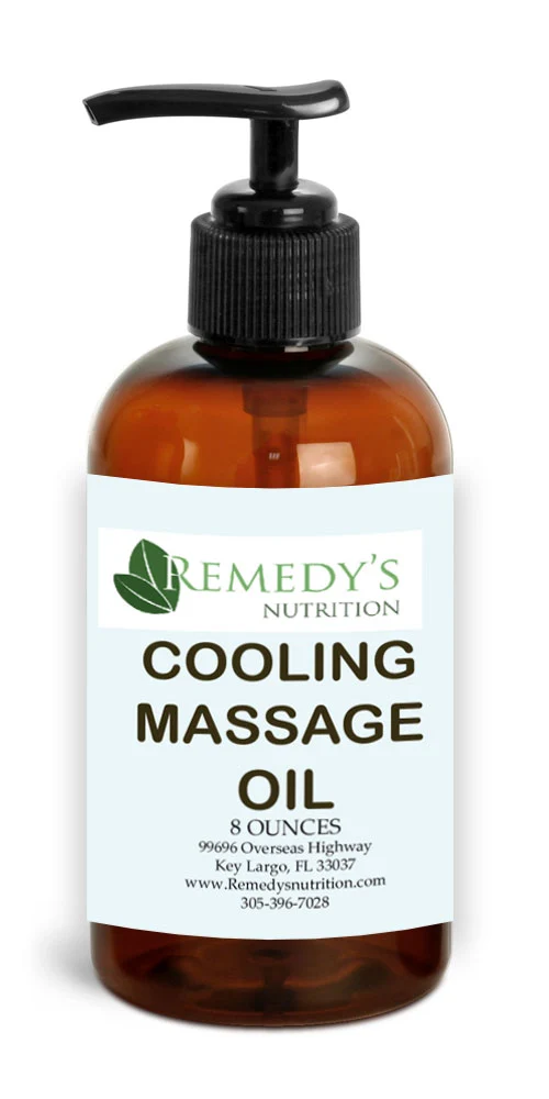 Huile de massage rafraîchissante 8 oz