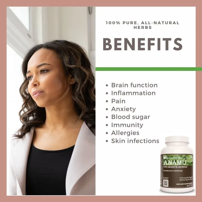 Anamu 1000 mg, 60 gélules végétaliennes