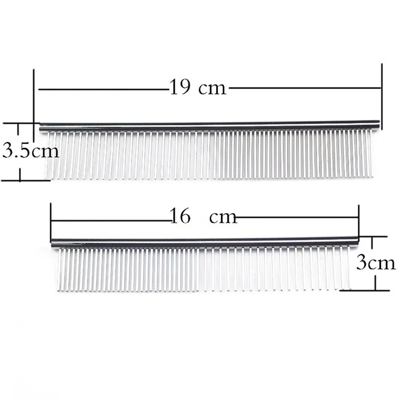 Peigne en métal pour chien