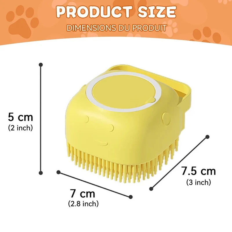 Brosse de lavage pour chien