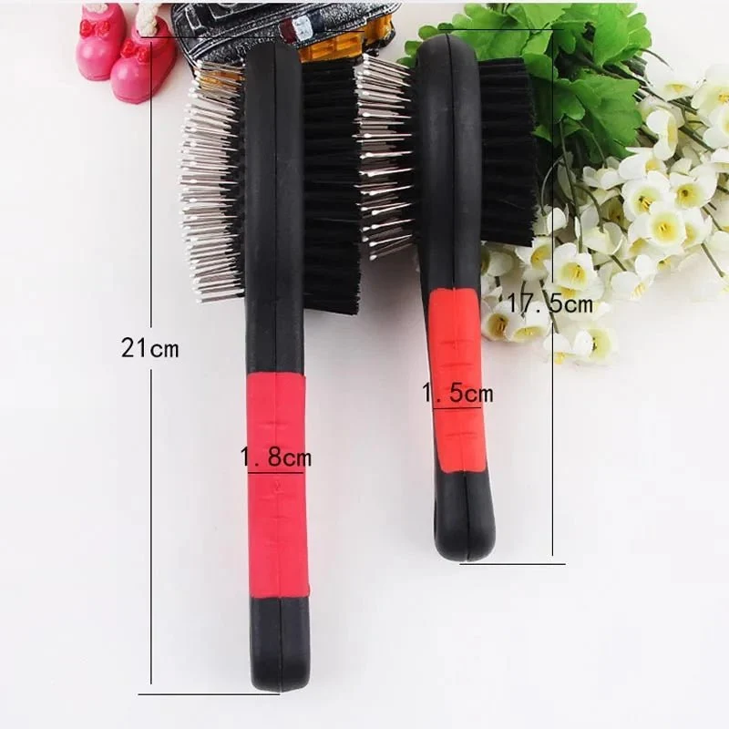 Brosse double pour long poil