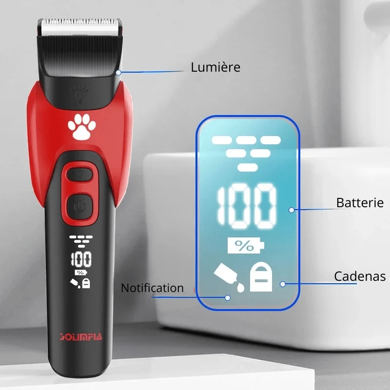 Tondeuse sans fil pour chien