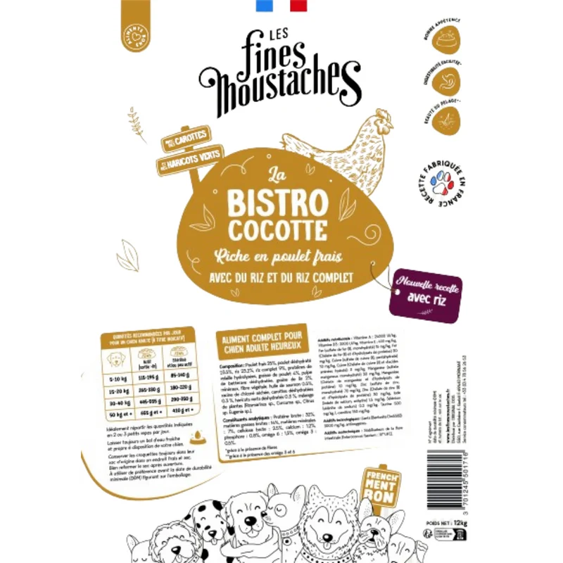 Croquettes Les Fines Moustaches - La Bistrococotte avec riz