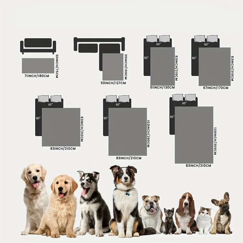 Protection de lit et de canapé pour chien