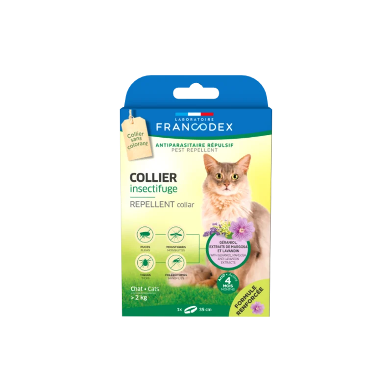 Collier insectifuge - chats