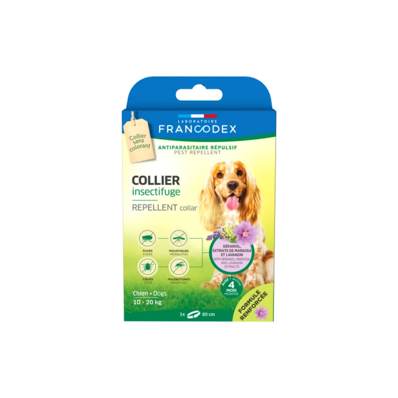 Collier insectifuge - chiens moyens