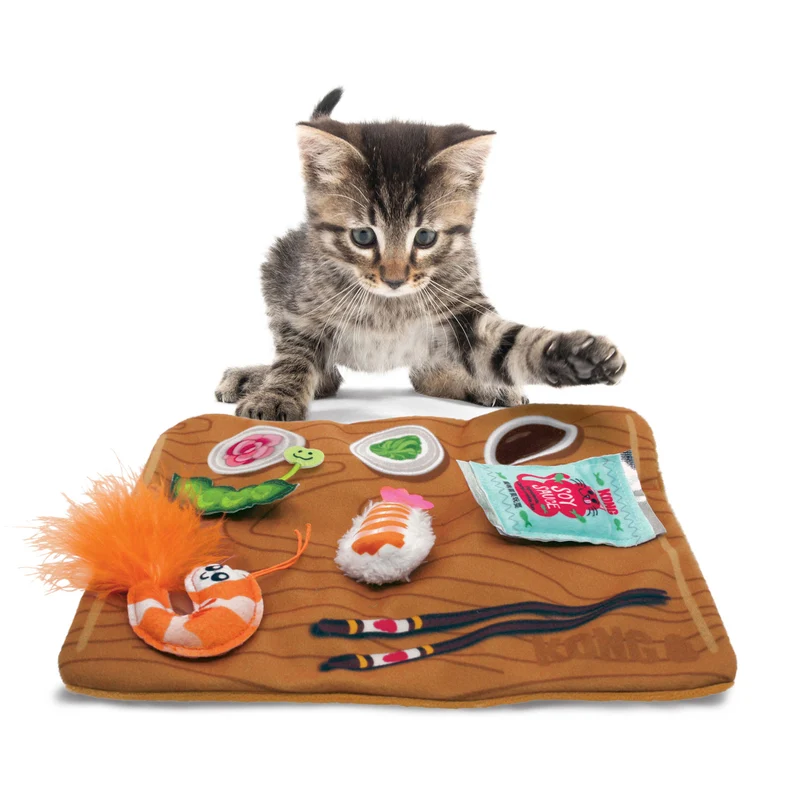 Katzenspielzeug KONG® Pull-A-Partz™ Sushi